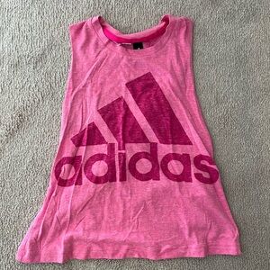 Adidas Pink Sleeveless Tank Top